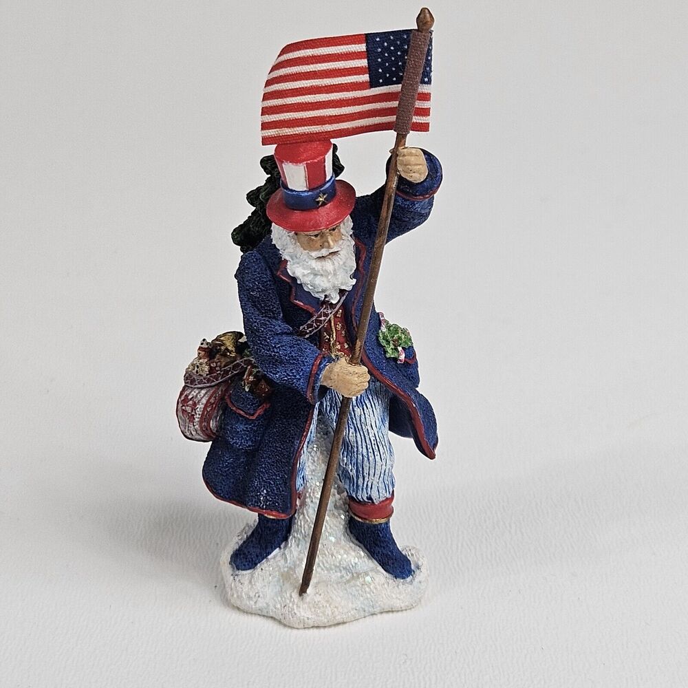 Pipka Minature Collection Patriotic Santa #11646‎